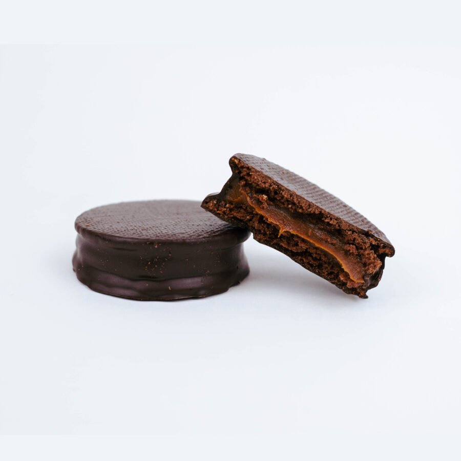 Alfajor de Dulce de Leche bañado en Chocolate